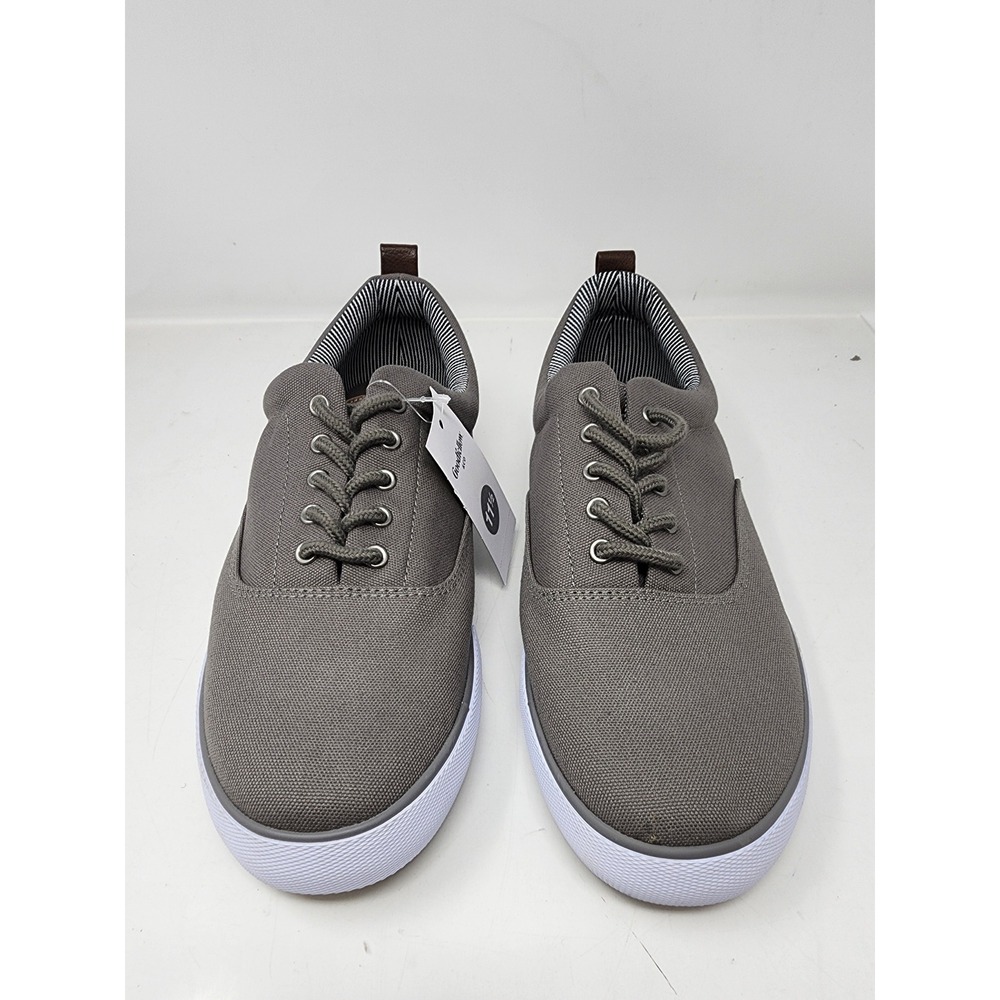 Goodfellow & Co Brady Gray Canvas Lace Up Sneakers Mens 11.5 Low Top Shoes